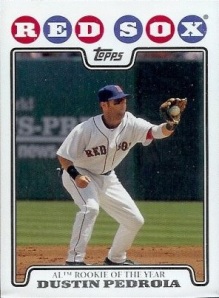 Dustin Pedroia 2008 Topps Rookie of the Year